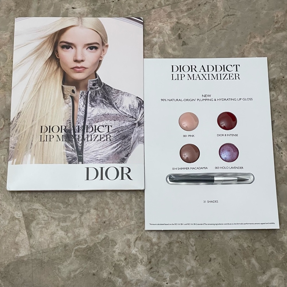 Dior- Addict Lip Maximizer 4 Color Sample